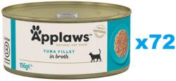 Applaws Cat Tonhalfilé húslevesben 72x156 g