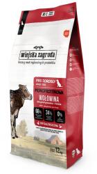 Wiejska Zagroda Monoprotein Marhahúsos száraztáp kutyáknak M/L szemcseméret, 12 kg