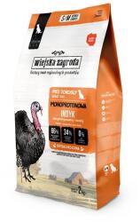 Wiejska Zagroda Monoprotein Pulyka száraztáp kutyáknak - S/M szemcseméret, 2 kg