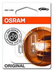 OSRAM T5 W1.2W 12V Original Line műszerfal izzó DUO BOX 2721-2BL