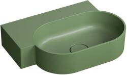 Omnires Ovo M+ mosdótál 55x38 cm ovális mosdótálak zöld OVO555UWLOL (OVO555UWLOL)