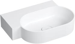 Omnires Ovo M+ mosdótál 55x38 cm ovális mosdótálak fehér OVO555UWLBM (OVO555UWLBM)