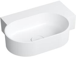 Omnires Ovo M+ mosdótál 55x38 cm ovális mosdótálak fehér OVO555UWPBM (OVO555UWPBM)