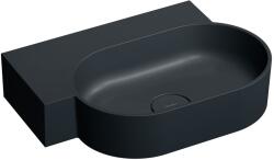 Omnires Ovo M+ mosdótál 55x38 cm ovális mosdótálak fekete OVO555UWLBLV (OVO555UWLBLV)
