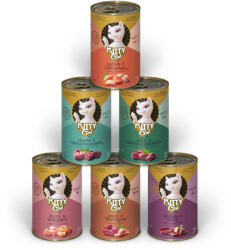  Kitty Cat 6x400g Kitty Cat Adult Pate nedves macskatáp vegyesen 6 változattal