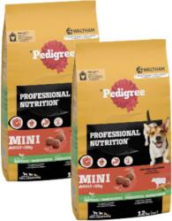 PEDIGREE PEDIGREE száraz kutyaeledel kistestű fajtáknak marhahússal és zöldségekkel 2x12 kg