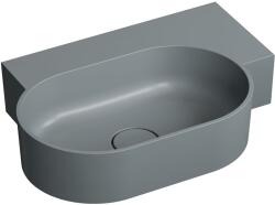 Omnires Ovo M+ mosdótál 55x38 cm ovális mosdótálak szürke/kő matt OVO555UWPAG (OVO555UWPAG)