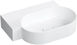 Omnires Ovo M+ mosdótál 55x38 cm ovális mosdótálak fehér fényes OVO555UWLBP (OVO555UWLBP)