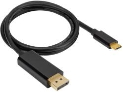 Corsair USB 2.0 Type C DisplayPort Átalakító Fekete 1m CU-9000005-WW (CU-9000005-WW) (CU-9000005-WW)