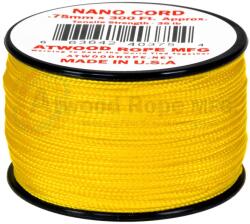 Atwood Rope Mfg ARM 36 NANOCORD 0, 75mm. 300' Sárga NS04-YELLOW (NS04-YELLOW)