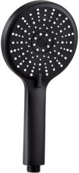 Leziter Lili 5 funkciós kézizuhany tömlővel tartóval fekete (SM-1184-BL) - leziter