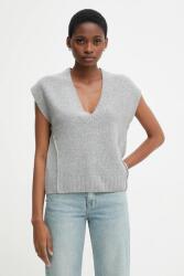 Benetton mellény gyapjúkeverék - szürke L