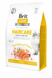 Brit Premium száraz macskaeledel Adult lazac és csirke szőr 400g