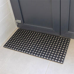  Kültéri lábtörlő, rácsos gumiszőnyeg (120x80 cm) (Rácsos gumi lábtörlő 120x80)