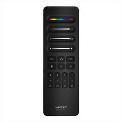 Mi-Light C10 SPI DRGB távirányító digitális (futófény) LED szalagokhoz, 4 zónás, fekete (MiLight C10 Black)