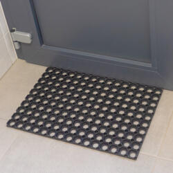  Kültéri lábtörlő, rácsos gumiszőnyeg (40x60 cm) (Rácsos gumi lábtörlő 40x60)
