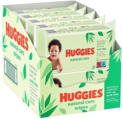 Huggies Natural Care nedves törlőkendő 10 x 56 db (2430,13,7)