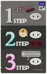 Holika Holika Pig Clear 3 step Kit Strong orrtisztító tapasz mitesszerek ellen Holika (5488)