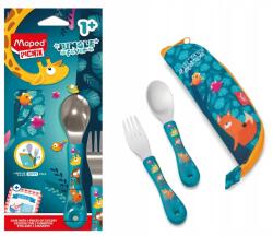 Maped Evőeszköz Maped Picnik Miniz Jungle Fever kanál, villa , tok (875099)