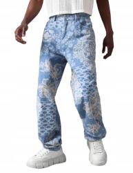 Shein S Férfi Farmernadrág Nyomtatott Mintával