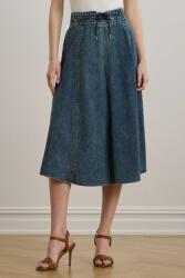Lauren Ralph Lauren pamut farmerszoknya - kék 36
