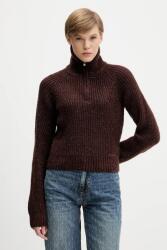 Tommy Hilfiger pulóver gyapjúkeverékből - barna S