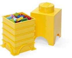 NHG LEGO Tárolódoboz, sárga (1, 2 literes) (40011732)