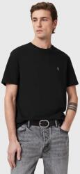 AllSaints pamut póló DEXTER - fekete M