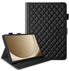  Husa LATTICE tip flip pentru Samsung Galaxy Tab A11+ neagră