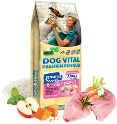 DOG VITAL Dog Vital Adult Sensitive Nyúl Rizs 12kg