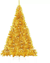  Nordmann King 2D-s műfenyő, 210 cm, arany, 1000 ág, stabil talppal, kihajtható ágakkal, dús kivitel