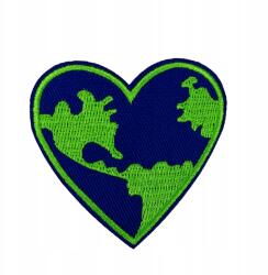 Little Angel Vasalható Termo Nyaklánc Bolygó Föld Szív (N623)