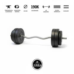 GazoFitness GazoFitness® Francia Rudas Súlyzó 52 Kg fekete