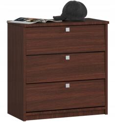 AKORD Cipősszekrény Mini 3 billenőajtós 60 cm wenge Akd (OP0LSZAWENMINI)