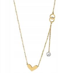  Náhrdelník Chirurgická oceľ Pozlátená 14K Gold Nst1615 (NST1615)