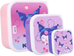 Vadobag Europe Hello Kitty Kuromi Uzsonnás doboz (3in1) (335-01447)