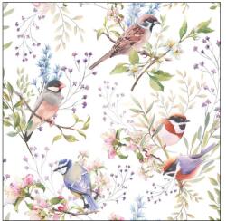Ambiente Busy birds papírszalvéta 25x25cm, 20db-os