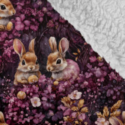 Takoy Téli softshell fehér színű sherpa (báránybunda) anyaggal prémium 20000 / 10000 erdei nyuszik