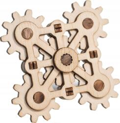  Mini Twister fából készült, mechanikus 3D puzzle spinner (A74C-36554)
