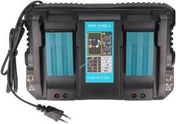 AccuCell Helyettesítő akkutöltő 2x Makita kompatibilis 14, 4V/18V Li-ion 100-240V