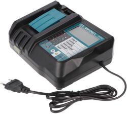 AccuCell Helyettesítő akku Makita 14, 4V 18V Li-ion akkumulátor töltő LCD kijelzővel