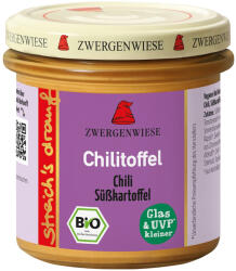 ZWERGENWIESE Crema tartinabila bio cu chili si cartof dulce, fara gluten, 135 g
