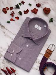 Elite Fashion Mazzaro lila kockás ing - xl