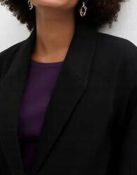 Bonprix 38-AS Sötétkék Kötött Galléros Kabát xgv