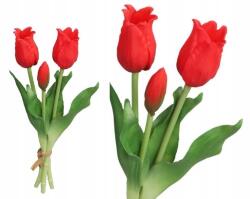 DEKO Tulipán Csokor Tulipán Gumi Gumírozott, Mint Az Élő (51626)