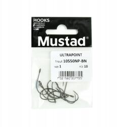 Mustad Horgok Mustad 6-os cseburaszkához 10db Ideális spinninghez! (10550NP-BN-006)