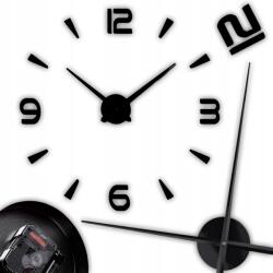 RETOO Falióra Modern 3D Hatás Öntapadós Diy Római Falióra 70-130CM (ER1125)