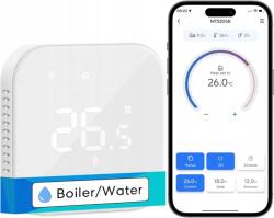 Meross Intelligens Wlan termosztát fűtéshez és hűtéshez, Falra szerelhető (MTS205B)