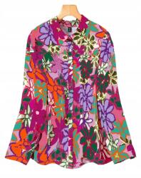 Shein Xxl-es Virágmintás Hosszú Ujjú Női Ing