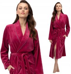 Luna Női fürdőköpeny Luna kód 371 velúr bordó XXL (L371-6/1)